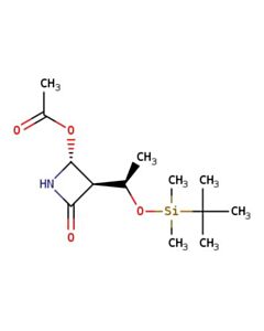 Astatech (3R,4R)-4-ACETOXY-3-[(R)-1-(TERT-BUTYLDIMETHYLSILYLOXY)ETHYL]AZETIDIN-2-ONE; 25G; Purity 95%; MDL-MFCD00077636